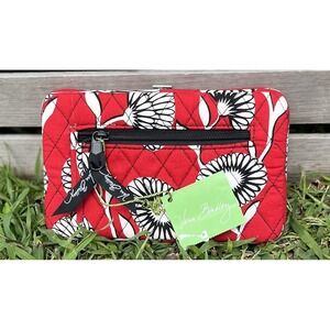 Vera‎ Bradley Wallet Womens Deco Daisy Opera Clutch Floral Quilted Purse Handbag